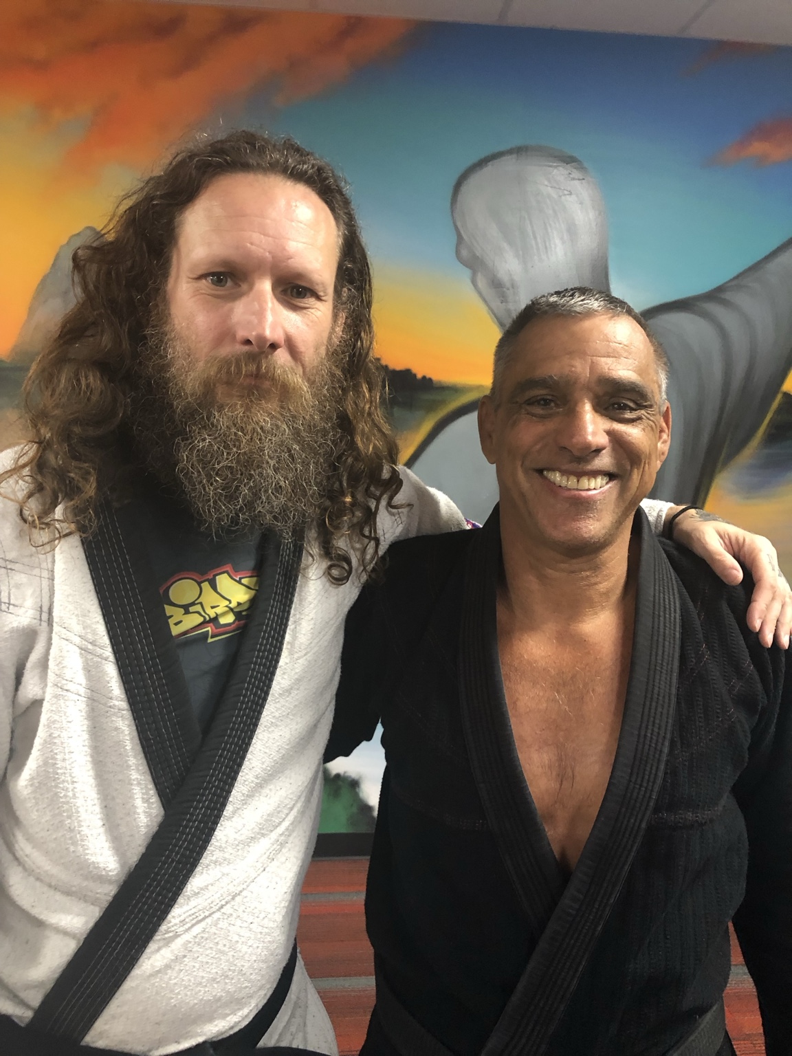 John Finn with Alvaro Romano